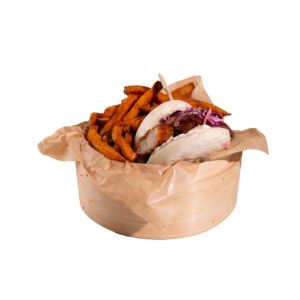 Bao Chicken Garlic + Frites de Patates Douces